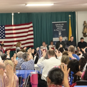 Laying on of hands for prayer