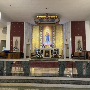 View of front altar